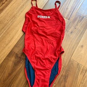 Cheeky Lifeguard one piece bathing suit